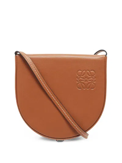 Pre-owned Loewe Mini Heel Crossbody Bag In Brown
