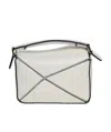 Loewe Puzzle Mini Crossbody Bag In Soft White