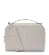Loewe Mini Leather Cross-body Camera Bag In Grey