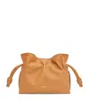 Loewe Mini Leather Flamenco Purse In Beige