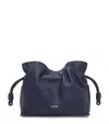 Loewe Leather Flamenco Purse In Blue