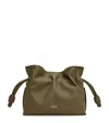 Loewe Flamenco Mini Napa Drawstring Clutch Bag In Green