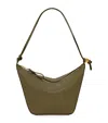Loewe Hammock Mini Leather Shoulder Bag In Green