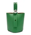 Loewe Single Shoulder Bucket Bag In Green