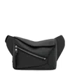 Loewe Puzzle Edge Mini Leather Belt Bag In Black