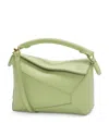 Loewe Mini Leather Puzzle Edge Top-handle Bag In Yellow
