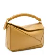Loewe Mini Leather Puzzle Top-handle Bag In Beige