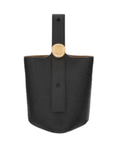 Loewe Mini Logo Tote In Black