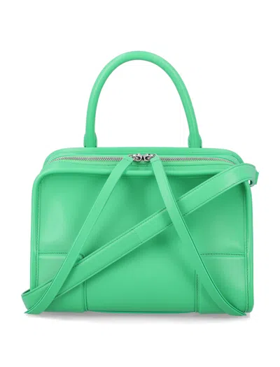 Loewe Mini Luxe Calfskin Bag In Green