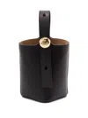 Loewe Mini Pebble Bucket Bag In Black