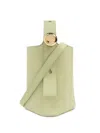 Loewe Mini Pebble Leather Bucket Bag In Light Pear