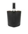 Loewe Mini Pebble Bucket Shoulder Bag In Black