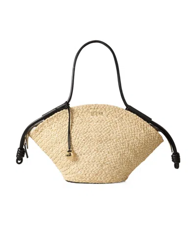 Loewe Mini Pebble Tote Bag In Nude