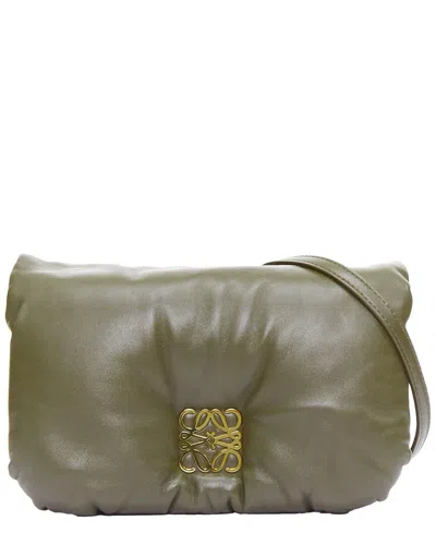 Pre-owned Loewe Mini Puffer Goya Soft Nappa Padded Pillow Crossbody Bag (authentic Pre-loved)
