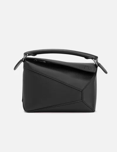 Loewe Mini Puzzle Bag In Black