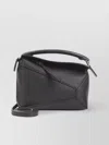 Loewe Structured Geometric Handbag In Smooth Calfskin Leather