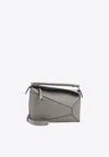 Loewe Mini Puzzle Edge Shoulder Bag In Brown
