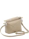 Loewe Mini Puzzle Edge Tote Bag In Neutral
