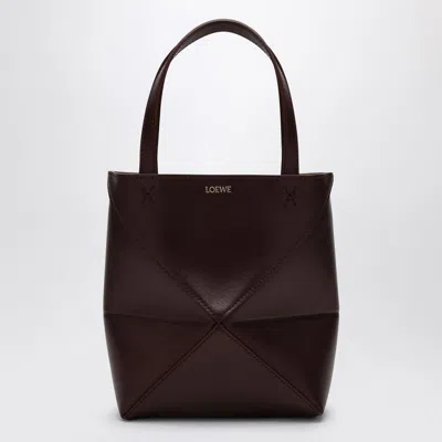 Loewe Mini Puzzle Fold Bag Dark Burgundy Women