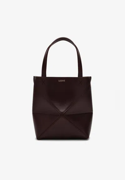 Loewe Women's Mini Puzzle Fold Bag Dark Burgundy | A657v25x01le