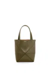 Loewe Puzzle Fold Tote Green Eucalyptus Bag