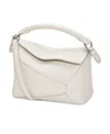 Loewe Mini Puzzle Shoulder Bag In White
