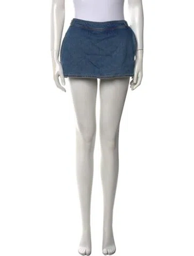 Pre-owned Loewe Mini Shorts In Blue