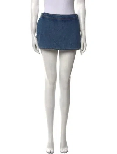 Pre-owned Loewe Mini Shorts In Blue