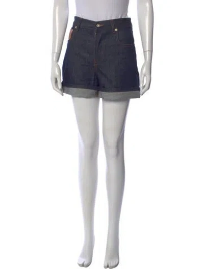 Pre-owned Loewe Mini Shorts In Blue