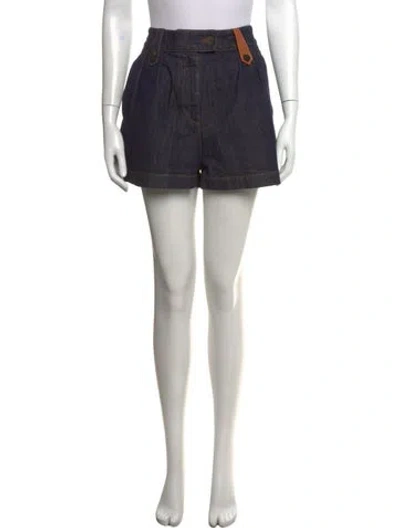Pre-owned Loewe Mini Shorts In Blue