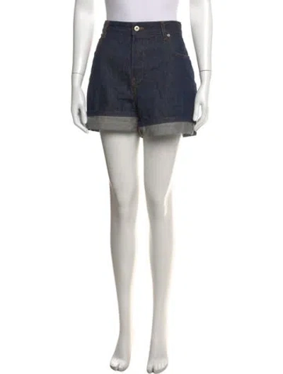 Pre-owned Loewe Mini Shorts In Blue