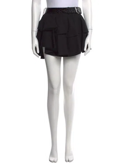 Pre-owned Loewe Mini Skirt In Black