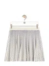 Loewe Mini Skirt In Viscose In White