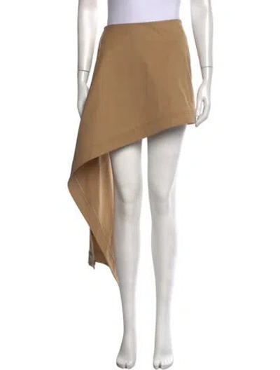 Pre-owned Loewe Mini Skirt In Neutrals