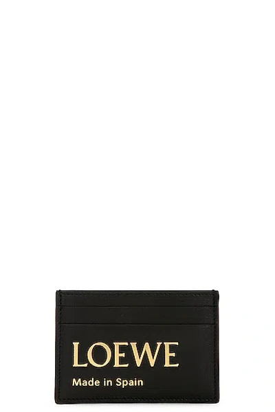 Loewe Mis Plain Cardholder In Black