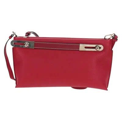 Pre-owned Loewe Missy Handbag Leather Red Leather Shoulder Bag Bag ()