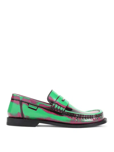 Loewe Campo Brushed Loafers
