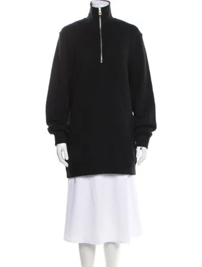 Pre-owned Loewe Mock Neck Long Sleeve Sweatshirt W/ Tags In Black