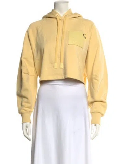 Pre-owned Loewe Mock Neck Long Sleeve Sweatshirt In Yellow