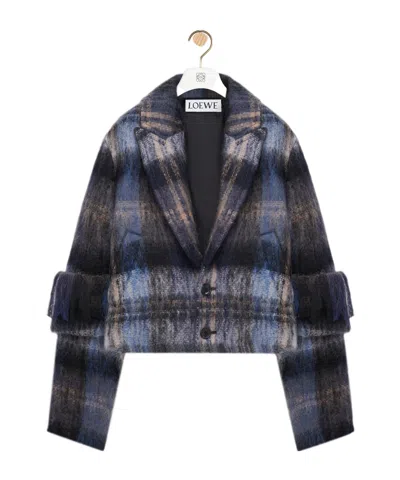 Loewe Mohair And Wool-blend Jacket In Multi