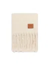 Loewe Mohair And Wool Scarf In White