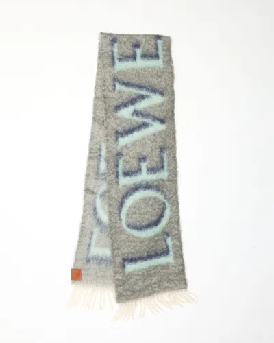 Loewe Mohair And Wool Scarf In Multi