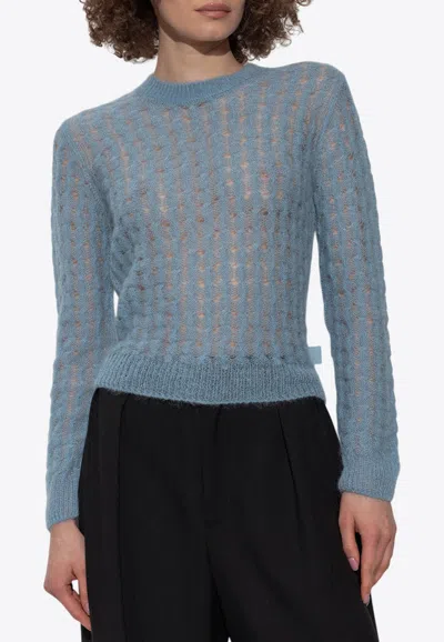 Loewe Mohair-blend Sheer Sweater