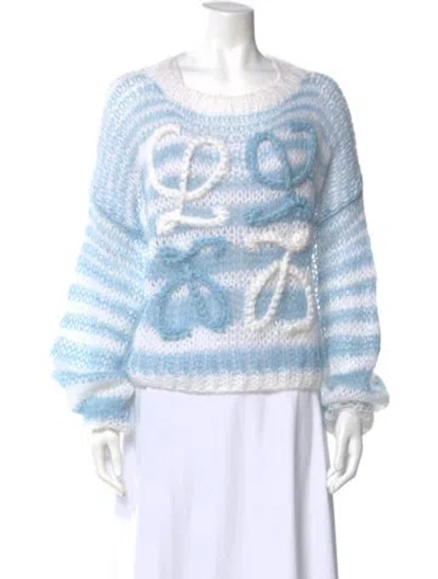 Pre-owned Loewe Mohair Printed Sweater In Multi