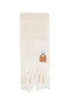 Loewe X Louis Wain Mohair And Wool Blend Scarf In White