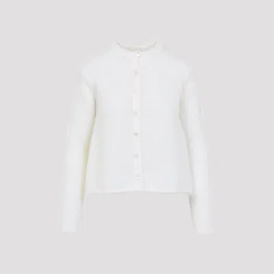 Loewe Mohair-blend Cardigan In White
