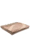 Loewe Monogram Pattern Throw In Neutrals