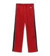 Loewe Tracksuit In Technical Jersey Trousers Red In Burgundy