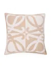 Loewe Monogram Wool-cashmere Cushion In Pink