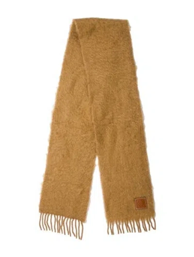 Pre-owned Loewe Mother Of Pearl Scarf In Brown